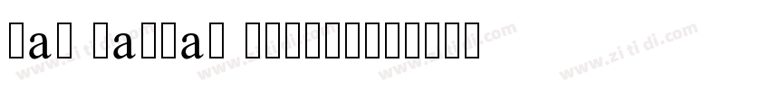 Bad Rascal PERSONAL字体转换